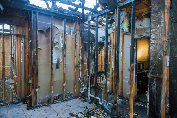 Professional Fire Damage Removal technician working in La Puente, CA